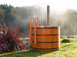 A Deluxe Lignum Hot Tub.